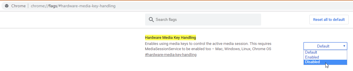 mediakeys chrome