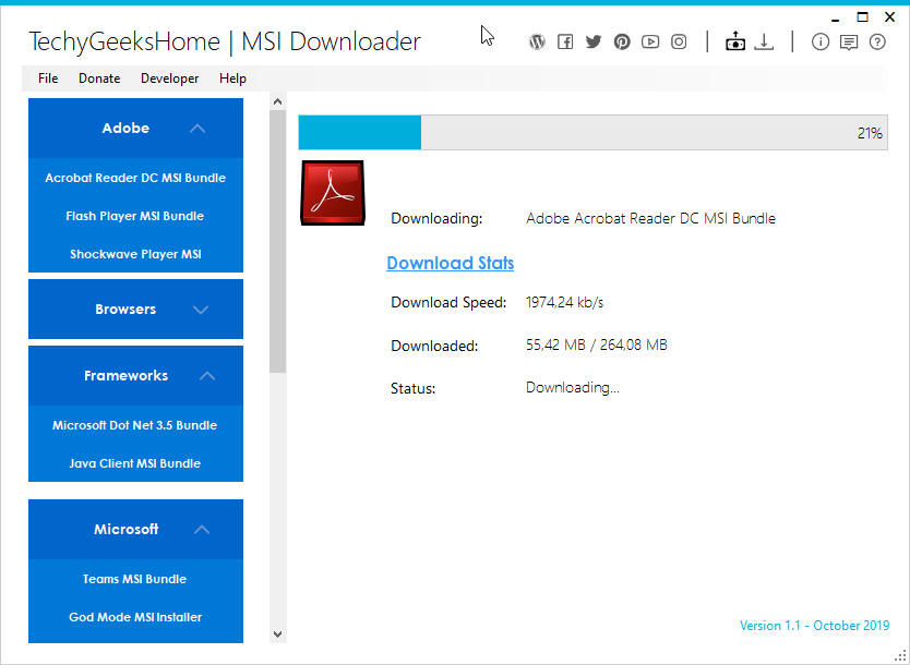 MSI Downloader