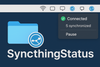 How to Display Syncthing Status in the Menu Bar