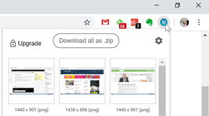 How to download all pictures on page