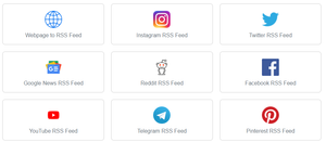 How to get updates from social networks in RSS