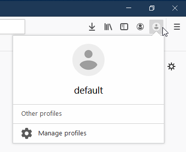 How to add convenient profile switching in Firefox