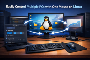 How to Easily Control Multiple PCs with One Mouse on Linux