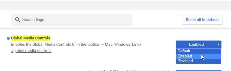How to add media control buttons to Google Chrome panel