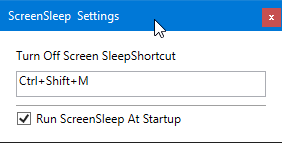How to turn off monitor by hotkey