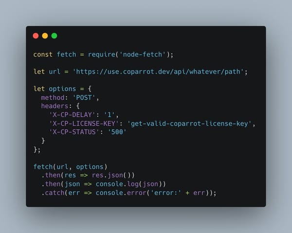 How to quickly create a mock server without installation