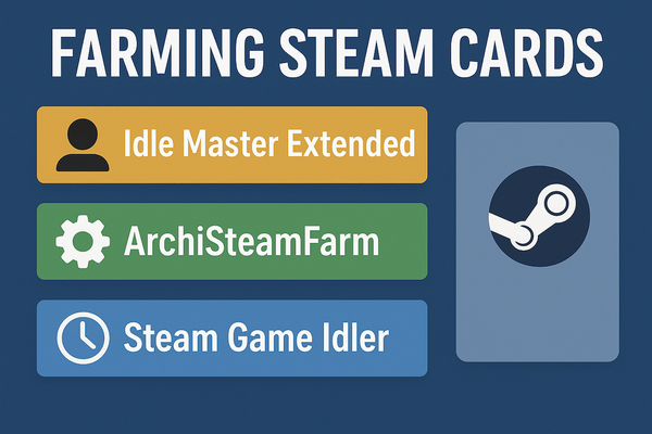 Top 3 Apps for Farming Steam Trading Cards