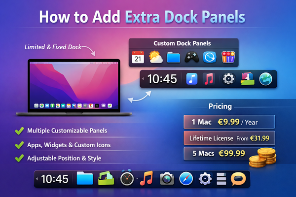 How to Add Extra Dock Panels