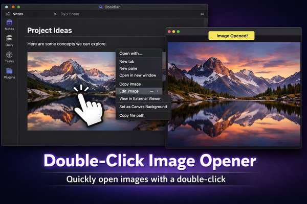 How to Open Images with Double-Click in Obsidian